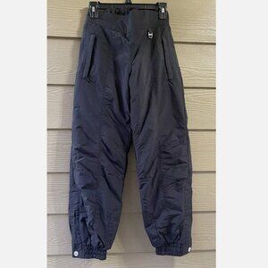 Rawik Skiwear Youth Black Insulated Zippered Pockets Jogger Ski Pants Size L